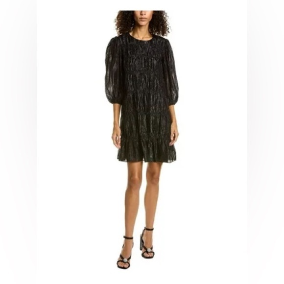 TRINA TURK | BNWT Black Silvery dress | size xs - Picture 1 of 11